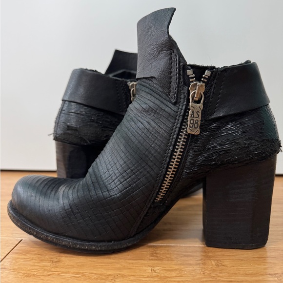 A.S.98 chunky heel Bootie Sz 36 - Picture 5 of 9